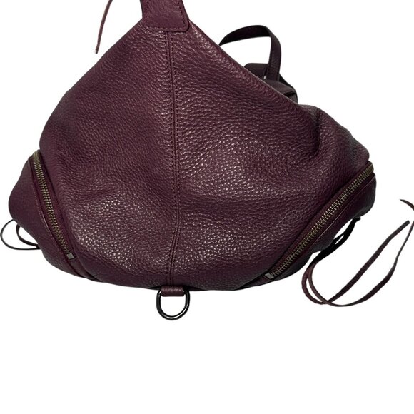 Rebecca Minkoff Julian Leather Backpack - Currant - HF19GPBB01 - Picture 6 of 16